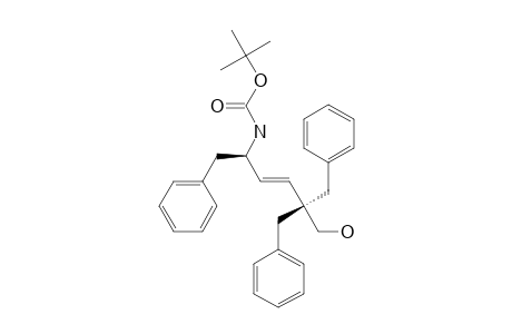 (S)-2,2-DIBENZYL-5-[(TERT.-BUTOXYCARBONYL)-AMINO]-6-PHENYL-(E)-3-HEXEN-1-OL