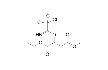 1-Ethyl 4-methyl 2-(trichloroacetiminoxy)-3-methylenebutanedioate