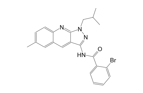 2-bromo-N-(1-isobutyl-6-methyl-1H-pyrazolo[3,4-b]quinolin-3-yl)benzamide