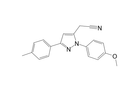 5-Cyanomethyl-1-(4-methoxyphenyl)-3-(4-methylphenyl)pyrazole