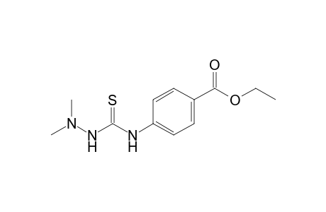 p-[3-(dimethylamino)-2-thioureido]benzoic acid, ethyl ester