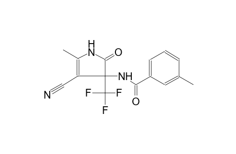 N-[4-cyano-5-methyl-2-oxo-3-(trifluoromethyl)-2,3-dihydro-1H-pyrrol-3-yl]-3-methylbenzamide