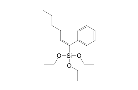(E)-Triethoxy(1-phenylhex-1-enyl)silane
