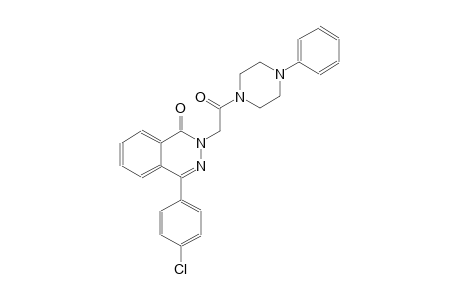 4-(4-chlorophenyl)-2-[2-oxo-2-(4-phenyl-1-piperazinyl)ethyl]-1(2H)-phthalazinone