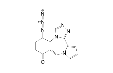 3b,4,5,6-Tetrahydro-5-azido-8H-pyrrolo[2,1-c][1,2,4]triazolo[4,3-a]1,4]benzodiazepin-8-one