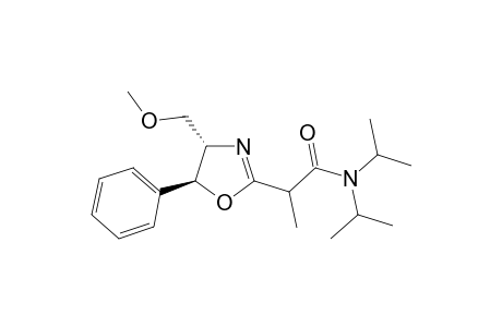 N,N-Di-isopropyl-2-(4,5-dihydro-4(S)-methoxymethyl-5(S)-phenyloxazol-2-yl)propanamide isomer