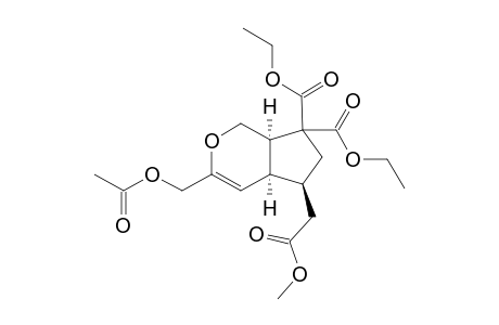 (1R,2S,6R,7S)4-Acetoxymethyl-9-bis(ethoxycarbonyl)-7-(methoxycarbonyl)methyl-3-oxabicyclo[4.3.0]non-4-ene