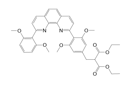 2-(2,6-Dimethoxy-4-[(2,2-bis(ethoxycarbonyl)ethyl]phenyl}-9-(2,6-dimethoxyphenyl)-1,10-phenanthroline