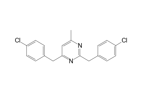 2,4-Bis(4-chlorobenzyl)-6-methylpyrimidine