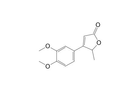 4-(3,4-dimethoxyphenyl)-5-methyl-2(5H)-furanone