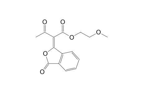 2-Methoxyethyl (E)-3-Oxo-2-(3-oxo-3H-isobenzofuran-1-ylidene)butyrate