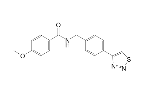 N-[p-(1,2,3-thiadiazol-4-yl)benzyl]-p-anisamide
