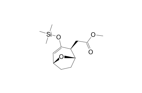(3S,6R)-2.beta.-Methoxycarbonylmethyl-1-(trimethylsiloxy)-3,6-oxycyclohept-7-ene