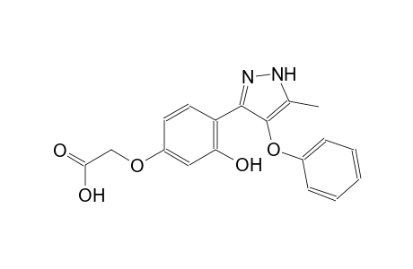 [3-hydroxy-4-(5-methyl-4-phenoxy-1H-pyrazol-3-yl)phenoxy]acetic acid