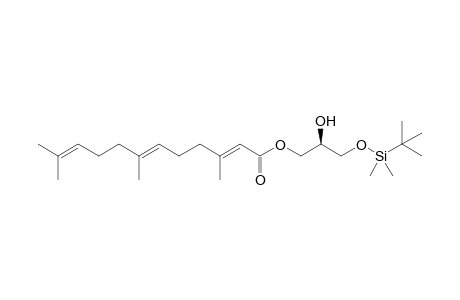 (R)-3-(tert-Butyldimethylsilyl)glycerol 3,7,11-Trimethyldodeca-2,6,10-trienoate