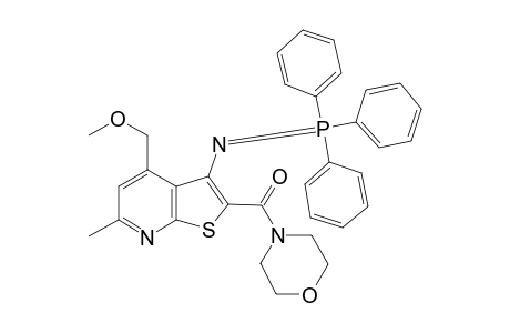 [4-(methoxymethyl)-6-methyl-3-(triphenylphosphoranylideneamino)-2-thieno[2,3-b]pyridinyl]-(4-morpholinyl)methanone