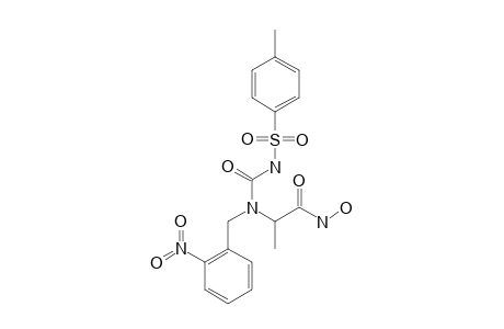 N-4-TOLUENESULFONYLUREIDO-N-2-NITROBENZYL-L-ALANINE-HYDROXAMATE