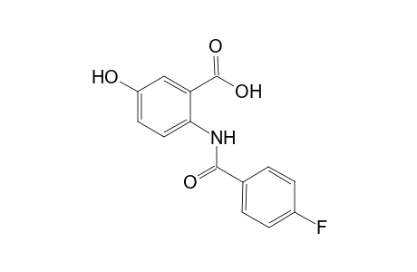 2-[(4-fluorobenzoyl)amino]-5-hydroxybenzoic acid