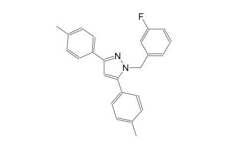 1-(3-fluorobenzyl)-3,5-bis(4-methylphenyl)-1H-pyrazole