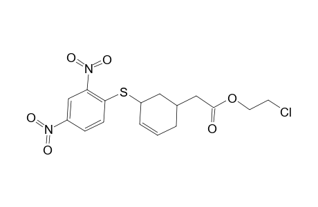 2-Chloroethyl (5-[(2,4-dinitrophenyl)sulfanyl]-3-cyclohexen-1-yl)acetate