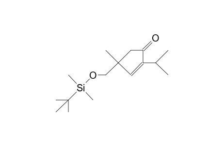 2(S)-(T-Butyl-dimethyl-silyloxymethyl)-4-methyl-2-isopropyl-cyclopentenone