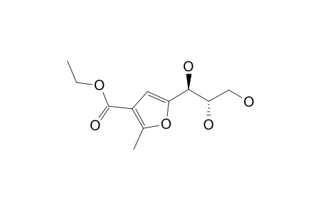 ETHYL-2-METHYL-5-(L-ERYTHRO-1,2,3-TRIHYDROXYPROP-1-YL)-FURAN-3-CARBOXYLATE