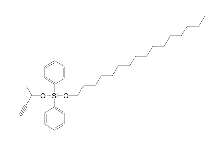 Silane, diphenyl(but-3-yn-2-yloxy)hexadecyloxy-