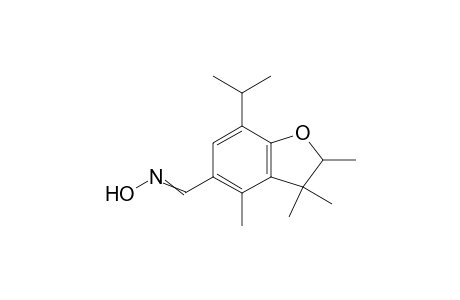 7-Isopropyl-2,3,3,4-tetramethyl-2H-benzofuran-5-carbaldehyde oxime