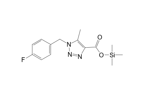 1-(4-Fluorobenzyl)-5-methyl-1H-1,2,3-triazole-4-carboxylic acid, tms derivative