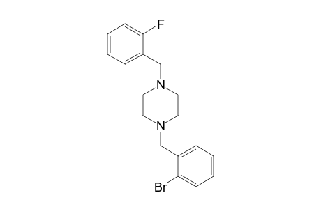 1-(2-Bromobenzyl)-4-(2-fluorobenzyl)piperazine