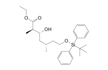 Ethyl (2R,3R,5S)-7-((tert-butyldiphenylsilyl)oxy)-3-hydroxy-2,5-dimethylheptanoate