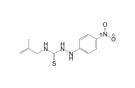 N-(2-methylallyl)-2-(4-nitrophenyl)hydrazinecarbothioamide