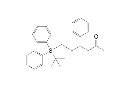 4-Phenyl-5-tert-butyl(diphenyl)silylmethylhex-5-en-2-one