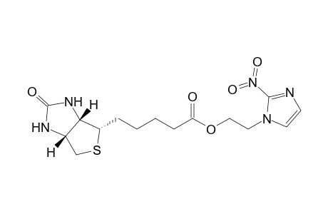 2-(2-nitroimidazol-1-yl)ethyl 5-[(3aS,4S,6aR)-2-oxidanylidene-1,3,3a,4,6,6a-hexahydrothieno[3,4-d]imidazol-4-yl]pentanoate