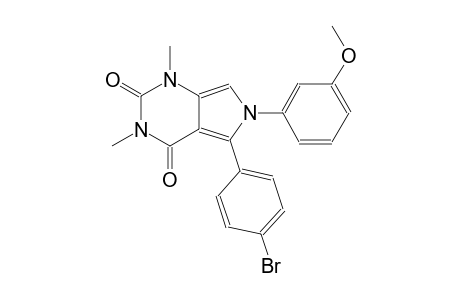 1H-pyrrolo[3,4-d]pyrimidine-2,4(3H,6H)-dione, 5-(4-bromophenyl)-6-(3-methoxyphenyl)-1,3-dimethyl-