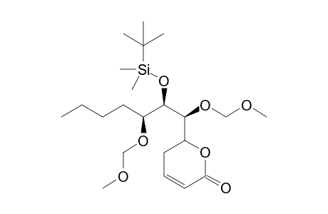 (5R)-6-[(1R,2R,3S)-2-(tert-Butyldimethylsilyloxy)-1,3-bis(methoxymethoxy)heptyl]-5,6-dihydropyran-2-one