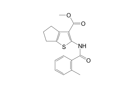 Methyl 2-[(2-methylbenzoyl)amino]-5,6-dihydro-4H-cyclopenta[b]thiophene-3-carboxylate