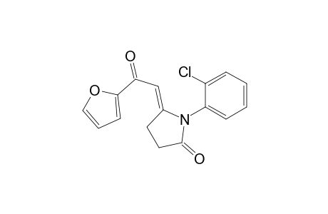 (5E)-1-(2-chlorophenyl)-5-[2-(2-furanyl)-2-oxoethylidene]-2-pyrrolidinone