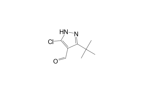 5-tert-Butyl-3-chloranyl-1H-pyrazole-4-carbaldehyde