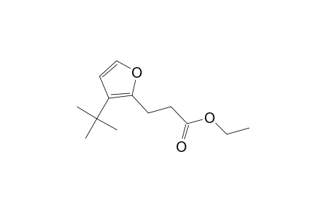 2-Furanpropanoic acid, 3-(1,1-dimethylethyl)-, ethyl ester