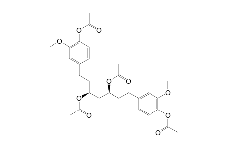(3R,5S)-3,5-DIACETOXY-1,7-(4-ACETOXY-3-METHOXYPHENYL)-HEPTANE