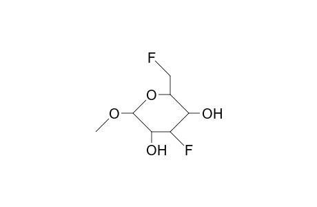 Methyl-3,6-dideoxy-3,6-difluoro.beta.-D-allopyranosid