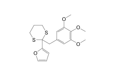 2-[2'-(3",4",5"-Trimethoxybenzyl)-[1,3]dithian-2'-yl]furan