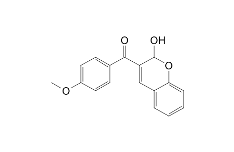 Methanone, (2-hydroxy-2H-1-benzopyran-3-yl)(4-methoxyphenyl)-