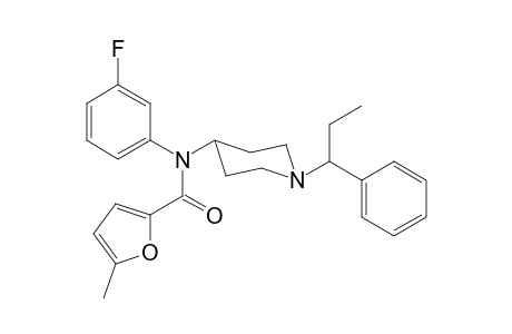 N-3-Fluorophenyl-5-methyl-N-[1-(1-phenylpropyl)piperidin-4-yl]furan-2-carboxamide