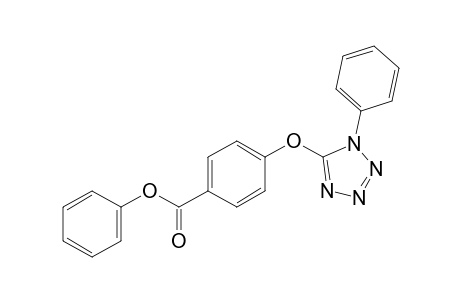p-[(1-phenyl-1H-tetrazol-5-yl)oxy]benzoic acid, phenyl ester