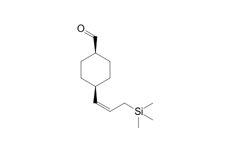 cis-4-[(Z)-3-(Trimethylsilyl)prop-1-en-1-yl]cyclohexanecarbaldehyde