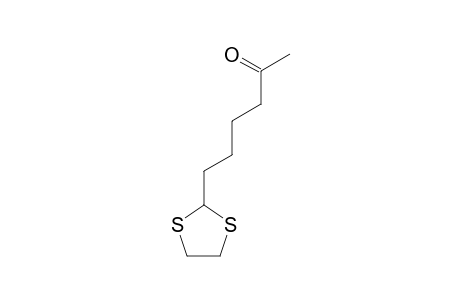 6-(1,3-dithiolan-2-yl)-2-hexanone