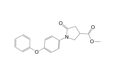 methyl 5-oxo-1-(4-phenoxyphenyl)-3-pyrrolidinecarboxylate