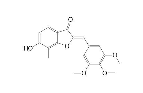 3(2H)-benzofuranone, 6-hydroxy-7-methyl-2-[(3,4,5-trimethoxyphenyl)methylene]-, (2Z)-